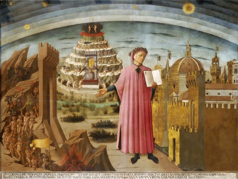 Domenico di Michelino: La Divina Commedia di Dante